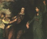 Sir Joshua Reynolds Garrick Between Tragedy and Comedy china oil painting reproduction